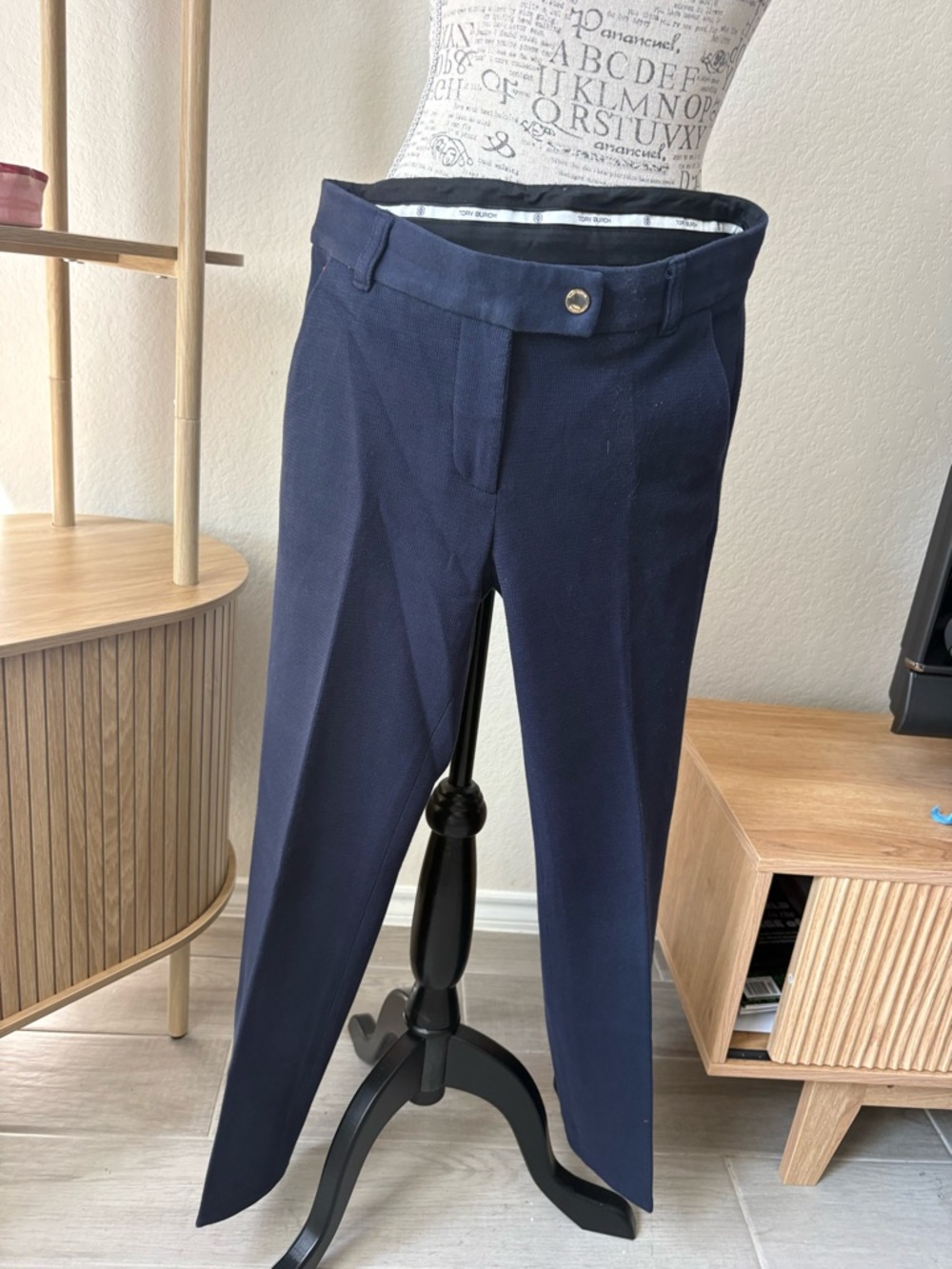 Tory Burch Navy Dress Pants
